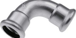 KOLANO 42MM-90ST INOX PRESS