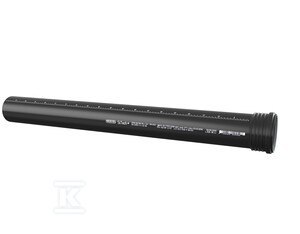 RURA PP-HT SITECH+ 75X500 SANIT.CZARNA
