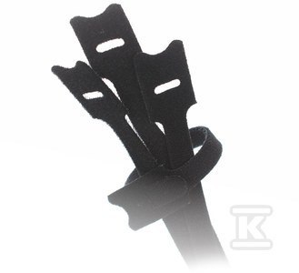 OPASKA RZEPOWA CZARNA 200X13 /OP=5SZT/