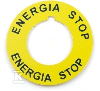 TABL.ALUM.ST22-SP22 "ENERGIA STOP" TABL.ALUM.ST22-SP22 "ENERGIA STOP"