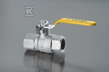 ZAWÓR KULOWY GAZOWY 1/2" NIKL. ZAWÓR KULOWY GAZOWY 1/2" NIKL.