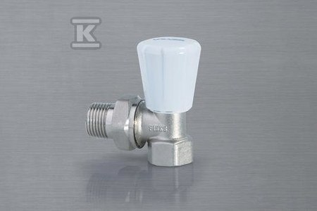 ZAW.GRZEJN. 1/2"KĄTOWY ACTIV PLUS NIKL ZAW.GRZEJN. 1/2"KĄTOWY ACTIV PLUS NIKL