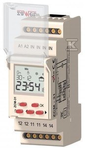 ZCM-31 PROG.CZAS.1-KAN.ASTRONOM.230V AC ZCM-31 PROG.CZAS.1-KAN.ASTRONOM.230V AC