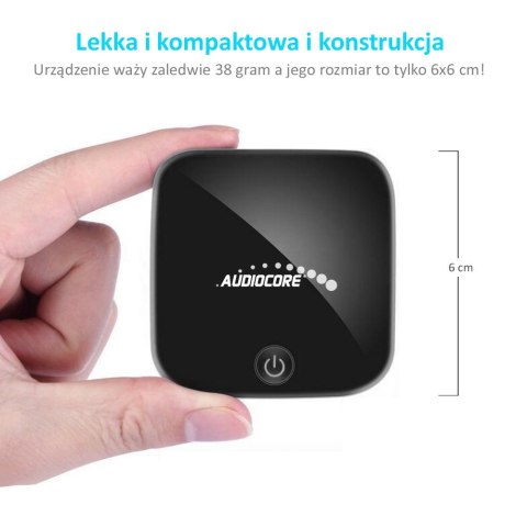 Adapter bluetooth 2 w 1 transmiter odbiornik Audiocore AC830 - Apt-X Spdif - Chipset CSR BC8670 Adapter bluetooth 2 w 1 transmiter odbiornik Audiocore AC830 - Apt-X Spdif - Chipset CSR BC8670