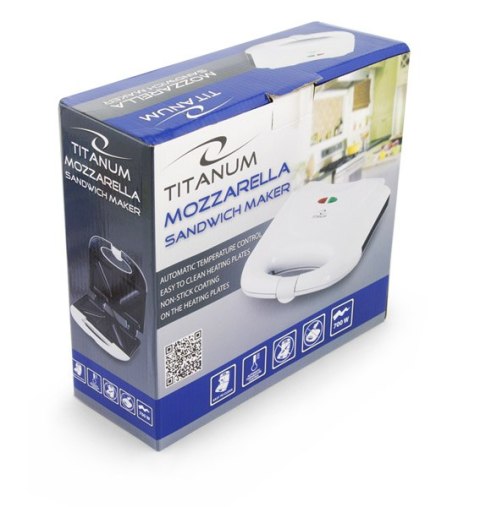 TKT001W Titanum opiekacz do kanapek mozzarella 700w TKT001W Titanum opiekacz do kanapek mozzarella 700w