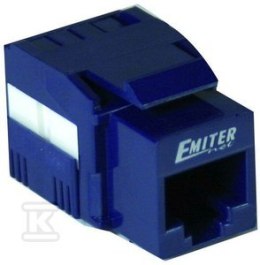 GNIAZDO UTP RJ45 KAT.6 KEYSTONE NIEBIESK