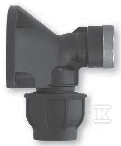 KOLANO PRZYŚCIENNE 25X3/4" GW DO PE KOLANO PRZYŚCIENNE 25X3/4" GW DO PE