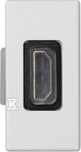 PŁYT.K45/2 HDMI-HDMI 22,5X45 BIEL