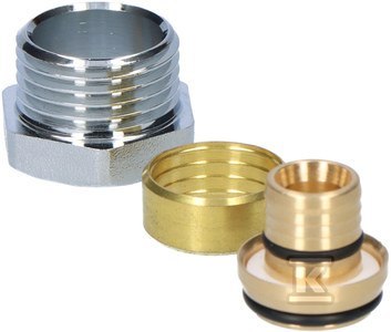 ZŁĄCZKA ZACISK.ALUPEX 16X2 GZ1/2" CHRO ZŁĄCZKA ZACISK.ALUPEX 16X2 GZ1/2" CHRO