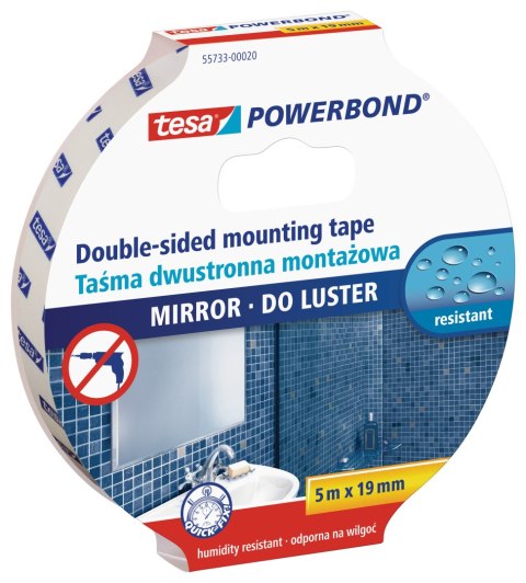 Taśma montażowa powerbond do luster 5.0m:19mm(h6695207) Taśma montażowa powerbond do luster 5.0m:19mm(h6695207)