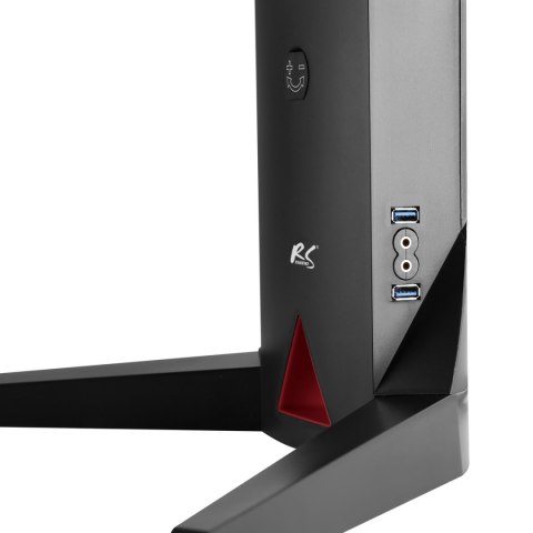 Stojak uchwyt do monitora wolnostojący z przeciwwagą, gamingowy NanoRS RS110 17-32" 8kg VESA 75x75 oraz 100x100, 2xUSB 3.0, g Stojak uchwyt do monitora wolnostojący z przeciwwagą, gamingowy NanoRS RS110 17-32" 8kg VESA 75x75 oraz 100x100, 2xUSB 3.0, g
