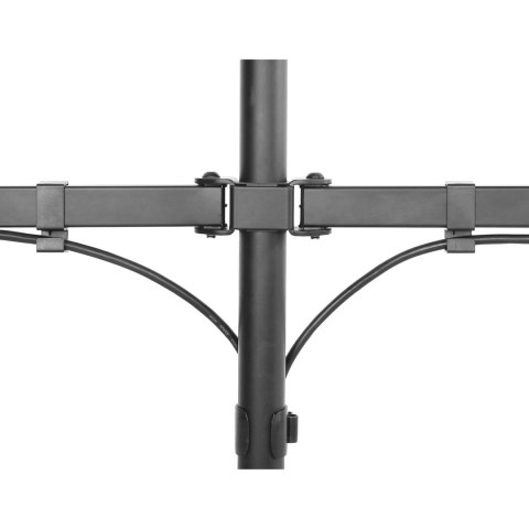 Uchwyt biurkowy na 2 monitory LCD Maclean, 17-32", 2x 8kg, MC-884 Uchwyt biurkowy na 2 monitory LCD Maclean, 17-32", 2x 8kg, MC-884