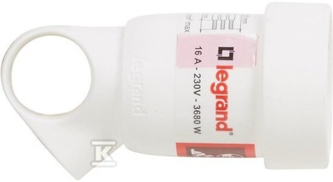 GN.PRZEN.2P+Z 16A BIAŁEZ UCHWYTEM GN.PRZEN.2P+Z 16A BIAŁEZ UCHWYTEM