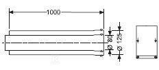 RURA PRZEDL KONC 1 M (80/125)