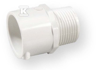 ZŁĄCZKA Z GWINTEM WKRĘTNA KW/GZ PVC 3 ZŁĄCZKA Z GWINTEM WKRĘTNA KW/GZ PVC 3