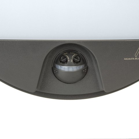 Lampa LED z czujnikiem ruchu Maclean ,na podczerwień, kolor szary, 15W, IP54, 1100lm, MCE291 GR Lampa LED z czujnikiem ruchu Maclean ,na podczerwień, kolor szary, 15W, IP54, 1100lm, MCE291 GR