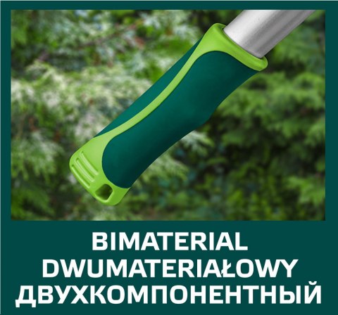 Sekator do gałęzi kowadełkowy teleskopowy 670 mm, średnica cięcia 45 mm, uchwyty aluminiowe Sekator do gałęzi kowadełkowy teleskopowy 670 mm, średnica cięcia 45 mm, uchwyty aluminiowe