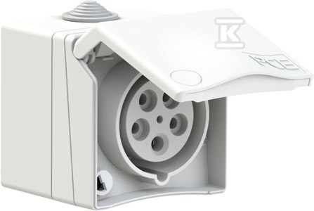 GN.N/T PRZLO.ZA. 16A/5P/400V DESIGN IP44 GN.N/T PRZLO.ZA. 16A/5P/400V DESIGN IP44