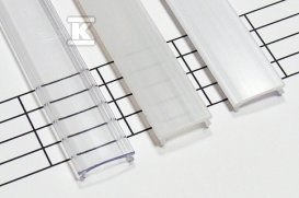 KLOSZ DO PROFILU LED WCISK.202CM MLECZNY KLOSZ DO PROFILU LED WCISK.202CM MLECZNY