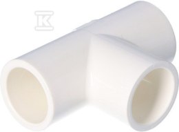 TRÓJNIK RÓWNOPRZELOTOWY KW/KW/KW PVC 1