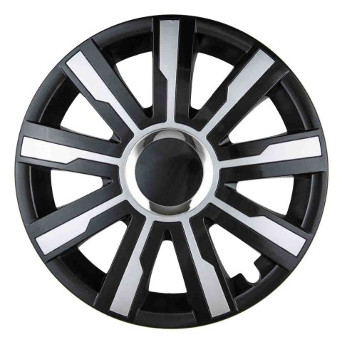Kołpak samochodowy czarno srebrny mirage 14" cali Kołpak samochodowy czarno srebrny mirage 14" cali