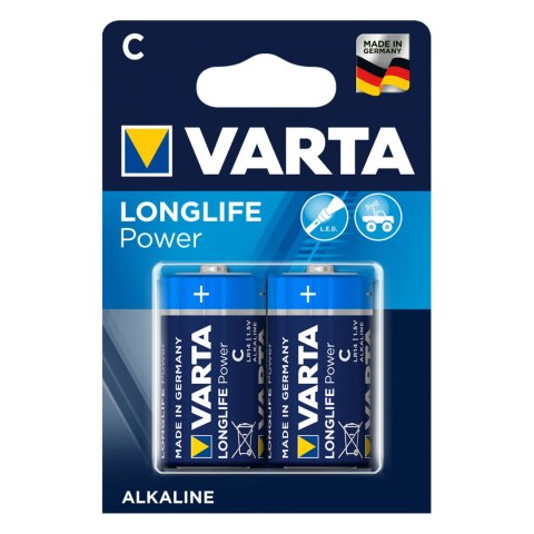 2x Bateria R-14 LR14 C 1,5V alkaliczna Varta longlife blister 2x Bateria R-14 LR14 C 1,5V alkaliczna Varta longlife blister