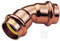 ŁUK DWUKIELICH. 45ST 22MM B PRESS GAS ŁUK DWUKIELICH. 45ST 22MM B PRESS GAS