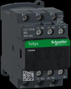 STYCZ.D 3P 18A NZ+NO 24V DC AC3