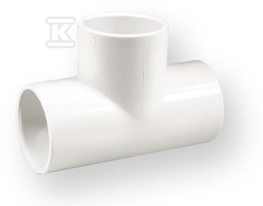 TRÓJNIK RÓWNOPRZELOT. KW/KW/KW PVC 1 1 TRÓJNIK RÓWNOPRZELOT. KW/KW/KW PVC 1 1