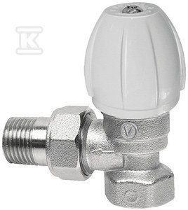 ZAWÓR GRZEJNIKOWY KS KĄTOWY 1/2" NIKL. ZAWÓR GRZEJNIKOWY KS KĄTOWY 1/2" NIKL.