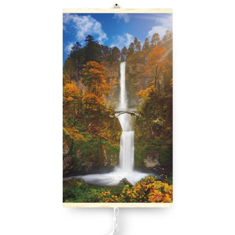 Grzejnik na podczerwień - giętki panel grzewczy 430W TRIO wzór 15 wodospad, wymiary 100x57cm z regulatorem Grzejnik na podczerwień - giętki panel grzewczy 430W TRIO wzór 15 wodospad, wymiary 100x57cm z regulatorem