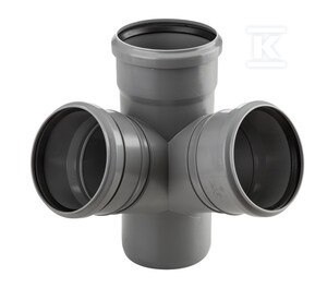 CZW.HT 2-PŁ.110X110X110/67 POPIEL SANIT CZW.HT 2-PŁ.110X110X110/67 POPIEL SANIT