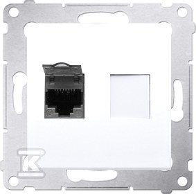 GN.KOMP.RJ45 KAT6E PRZES.BIAŁE SIMON54 GN.KOMP.RJ45 KAT6E PRZES.BIAŁE SIMON54