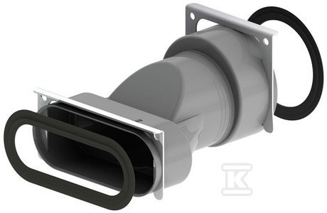 PRZEJŚCIE Z 90/75 NA KANAŁ FLAT 51 PRZEJŚCIE Z 90/75 NA KANAŁ FLAT 51