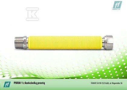 PRZEWÓD GAZ.25-45CM G3/4-NYPEL R3/4" PRZEWÓD GAZ.25-45CM G3/4-NYPEL R3/4"