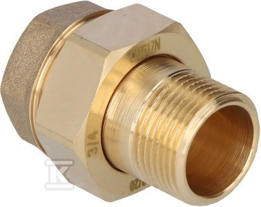 ŚRUBUNEK MOSIĘŻNY 3/4" PROSTY Z ORING ŚRUBUNEK MOSIĘŻNY 3/4" PROSTY Z ORING