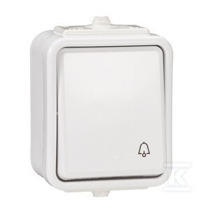 WNT-101C PRZY."DZWONEK" IP44 CEDAR BIAŁ