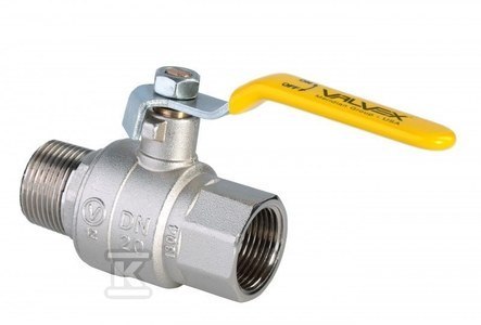 ZAWÓR KULOWY GAZOWY WZ 3/4" NIKL. ZAWÓR KULOWY GAZOWY WZ 3/4" NIKL.