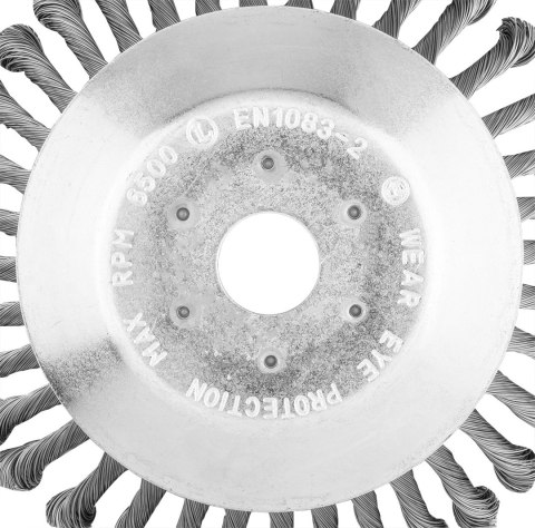 Szczotka druciana do kosy spalinowej 200 x 25.4 mm, twarda, druty splątane Szczotka druciana do kosy spalinowej 200 x 25.4 mm, twarda, druty splątane