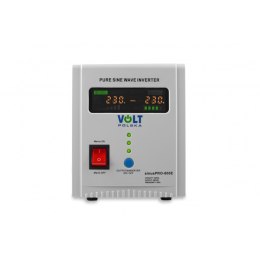 Zasilacz awaryjny volt sinus pro 800 e 12/230v (500/800w) z pełną sinusoidą oraz funkcją ups i prostownika