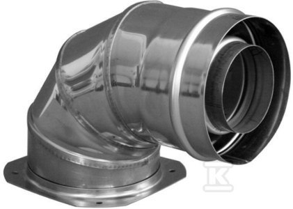 KOLANO KONC.87ST DN 60/100 Z KOŁ MONTA? KOLANO KONC.87ST DN 60/100 Z KOŁ MONTA?