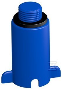 KOREK DO PRÓB CIŚ.1/2" PVC NIEB.ONNLIN KOREK DO PRÓB CIŚ.1/2" PVC NIEB.ONNLIN