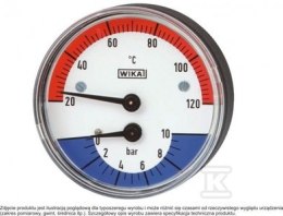 TERMOMANOMETR WP63T R1/2 0,6MPA/120ST.C