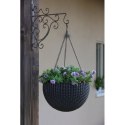 Doniczka wisząca Keter Sphere Planter brązowa