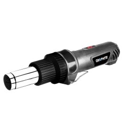 Opalarka 2000W, zakres temperatur: I: 350°C, II: 550°C, uchwyt prosty