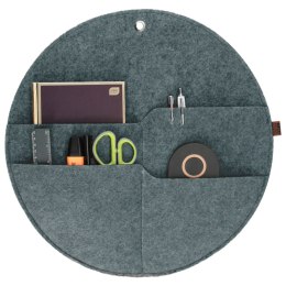 BERTONI EE Organizer na ścianę kółko z kieszeniami szary XL