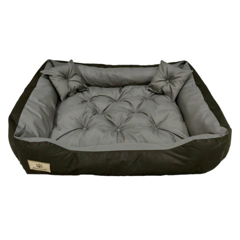 Legowisko Prestige dla psa, kota 80x60 / 100x75 szaro-czarne Legowisko Prestige dla psa, kota 80x60 / 100x75 szaro-czarne