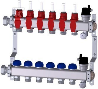 ROZDZIELACZ PREMIUM Z ROTAMETRAMI-2 OB.