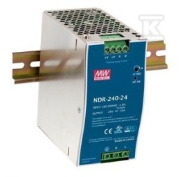 ZASILACZ NA SZYNĘ DIN 240W 24V 10A
