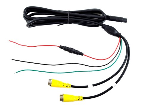 Monitor samochodowy lcd 7 cali 12/24v kabel 10m oraz kamera cofania 4pin zestaw ahd Monitor samochodowy lcd 7 cali 12/24v kabel 10m oraz kamera cofania 4pin zestaw ahd